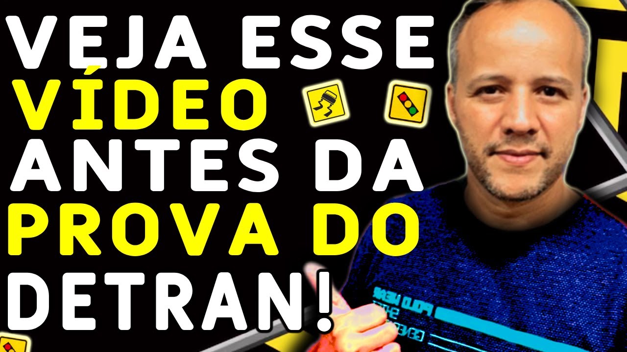 RESUMO DETRAN 2024 Exame legislação de trânsito 2024  Questões da Prova teórica do DETRAN