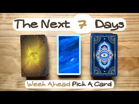 🤍 PICK A CARD ⭐️ WEEK AHEAD Tarot 🗝️ This is COMING 🙏🏼 The Next 7 Days