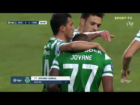 Goal | Golo Jovane: Sporting (1)-1 FC Porto (Taça da Liga 20/21 - Meias-Finais)