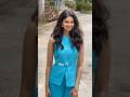 Actress Manasa Varanasi Looking Cute In Blue Dress Filmy TV