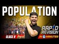 Population 10 Minutes Rapid Revision Class 9 SST