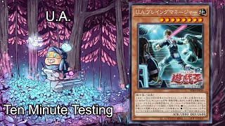 U.A. - Ten Minute Testing 7/24/20