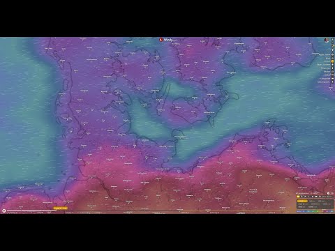 19.10.2023 Seltene Wetterlage mit Oststurm & Sturmflut an den Küsten, inkl. Föhnsturm in den Alpen..