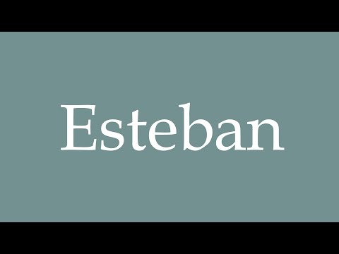 How to Pronounce ''Esteban'' Correctly in French