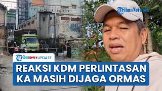 Reaksi Keras KDM Pintu Perlintasan KA di Bekasi Masih Dijaga Ormas seusai Tragedi, Sudah Diperingati