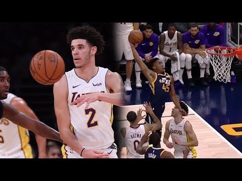 Lonzo Ball Gets OUTPLAYED by ROOKIE Donovan Mitchell!! Lakers vs Jazz!