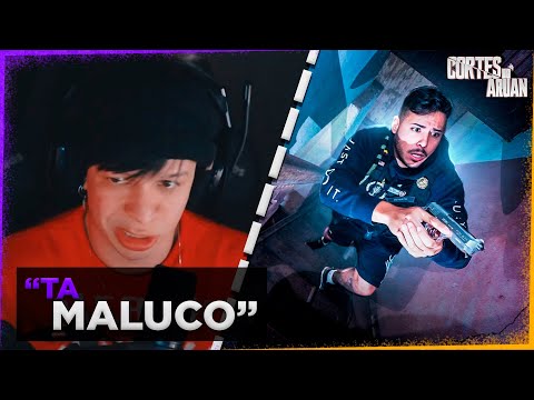 ARUAN REAGE A ENTRAMOS NO PORÃO DA CASA MAIS ASSOMBRADA DO BRASIL deu muito medo - Cortes do Aruan