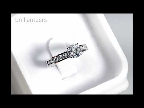 Enchantment - Solitaire round-cut diamond engagement ring