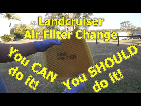 How to Change the Air Filter in your Landcruiser 200 Series | Why a Unifilter?