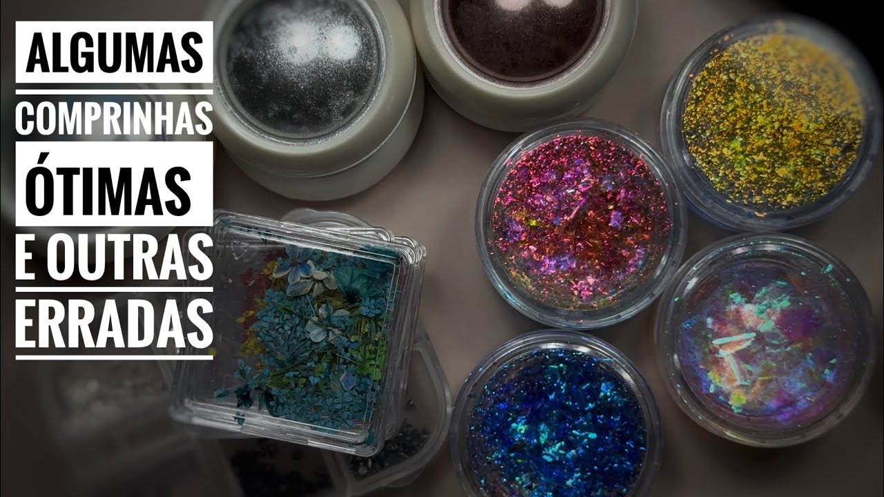 Comprinhas do AliExpress para decoração de unhas 