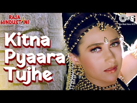 Kitna Pyara Tujhe Rab Ne Banaya Ji Kare Dekhta Rahun - Alka Yagnik & Udit Narayan | Raja Hindustani