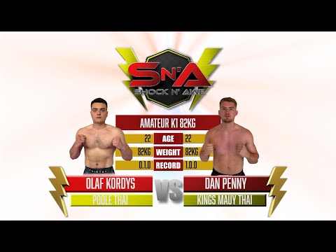 Shock N Awe 35 - Olaf Kordys vs Dan Penny - Catchweight Amateur Kickboxing 82kg