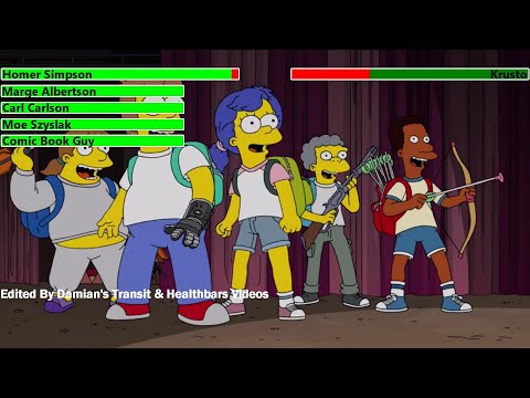 The Losers vs. Krusto (Second Fight) with healthbars