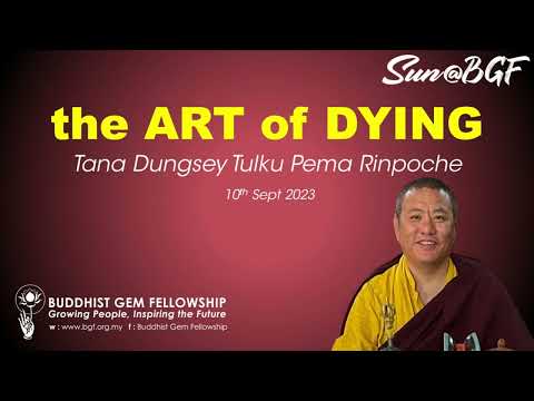 the Art of Dying - Tana Dungsey Tulku Pema Rinpoche