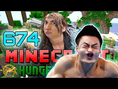 "FUNNIEST GAME IN AGES xD" Minecraft: Hunger Games w/Bajan Canadian! Game 674