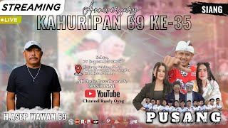 Download lagu 🔴LIVE SIANG RUSDY OYAG PERCUSSION || Anniversary KAHURIPAN 69 KE - 35 Th ' Papih Aw & Mami Sinta ' mp3