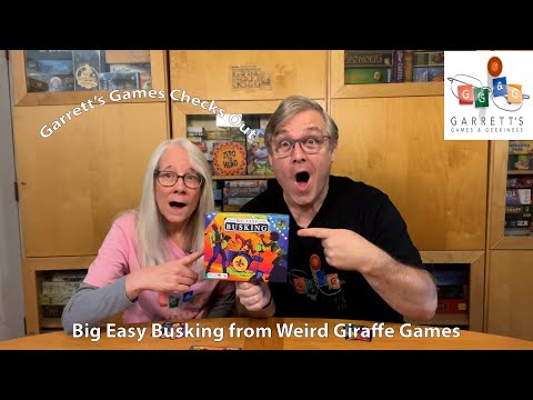 Garrett's Games Reviews Big Easy Busking from Weird Giraffe Games