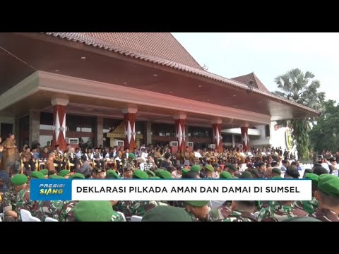 DEKLARASI DAMAI PILKADA SUMSEL 2024