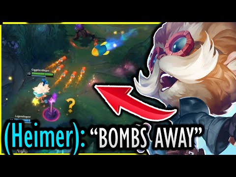 Heimerdinger pokes that fluffy Corki butt midlane.....