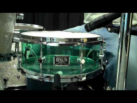 Spaun 5.5x13 Vented Acrylic Snare Drum