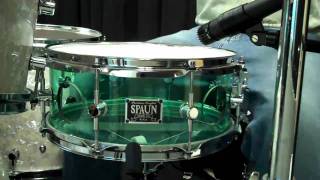 Spaun 5.5x13 Vented Acrylic Snare Drum