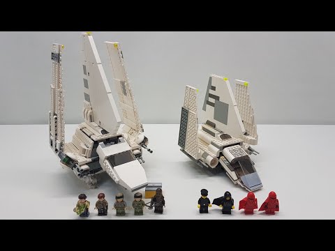 2001 vs 2015 LEGO Imperial Shuttle - 75094 Tydiriuum & 7166 Review