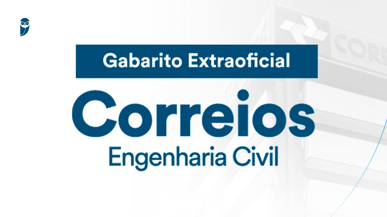 Gabarito Extraoficial Correios - Engenharia Civil