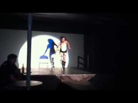 Janine chair dance At sidewinders!