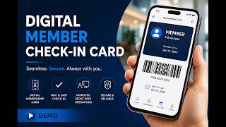 Digital Member Check-In Card Demo | Mobile Membership Experience