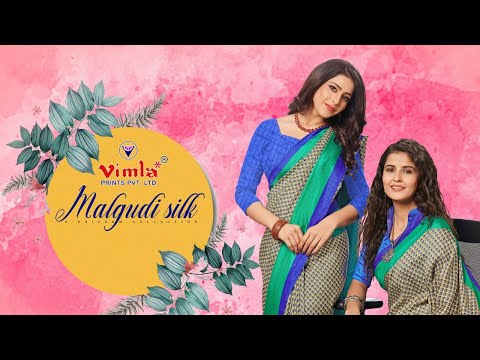 Uniform Saree | Malgudi SIlk | Latest Uniform Saree Design | Vimla Prints