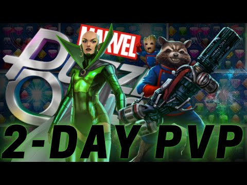 Marvel Puzzle Quest: 2-DAY PVP MOONDRAGON | 4-ROCKET&GROOT | BEST BUILDS | TEAMS | COMBOS