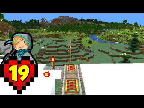 Let's Play Hardcore Minecraft Episode 19 | Mega Railroad Dreams
