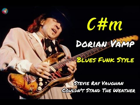 C#m Dorian Vamp Backing Track Blues Funk Style SRV