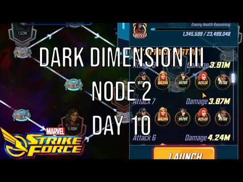 Dark Dimension III - Day 10 - Node 2 - Marvel Strike Force