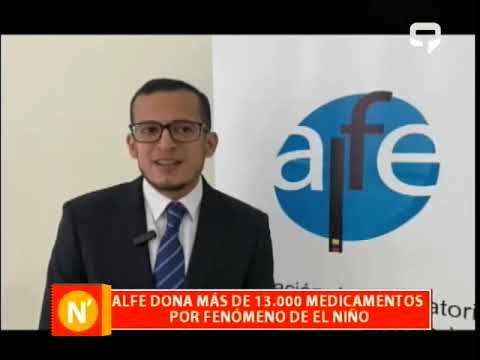 Alfe dona más de 13.000 medicamentos por fenómeno de El Niño