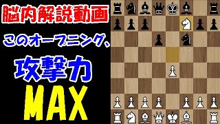 【脳内解説動画】圧倒的な攻撃力で攻めていく！超マイナーオープニングを紹介します！