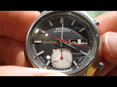 Seiko Sports 6139 Speed Timer Chronograph Automatic