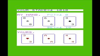 Three Card Brag for the Commodore VIC-20 / Commodore VC-20