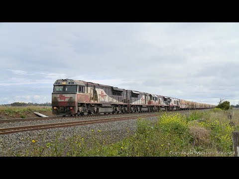 5PM9 1.8km Long SCT Freight Train (21/6/2020) - PoathTV Australian Railways