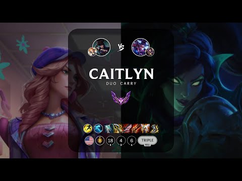 Caitlyn ADC vs Vayne - NA Master Patch 13.6