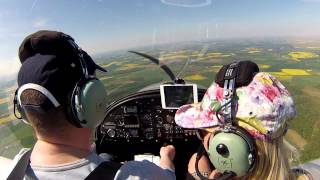 preview picture of video 'GoPro HD - EV97 Team Eurostar Flight 26/05/2013 - Flying with Penny - with ATC'