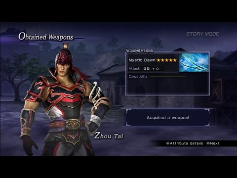 Warriors Orochi 3 Ultimate - Zhou Tai Mystic Weapon Guide