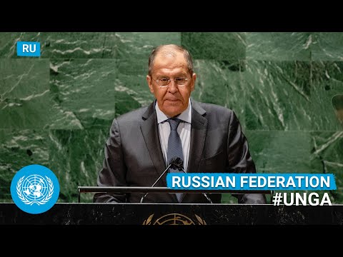 (Русский) 🇷🇺 Russia - Minister Addresses United Nations General Debate, 76th Session | #UNGA