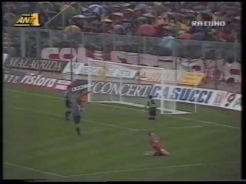 1992-93  ANCONA-INTER   3-0   LAJOS  DETARI  SHOW IN THE RAIN