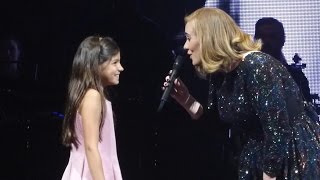 ADELE & little girl / Rumour Has It, Köln 2016-05-14 Cologne