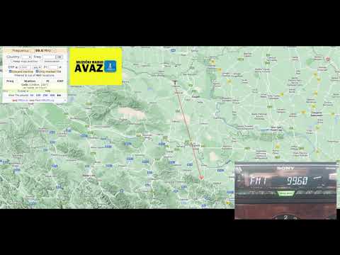 Radio Avaz - Čelić 🇧🇦 - 99,6 MHz received in Valpovo 🇭🇷