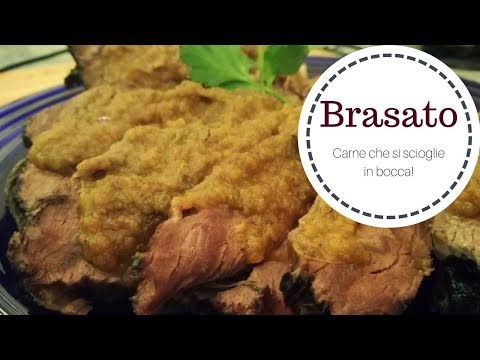 Brasato di manzo marinato in vino rosso