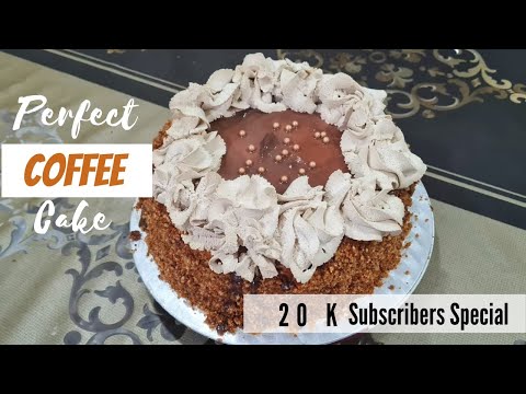 Perfect Coffee Cake I 20 k Subscribers Special I Irish coffee cake