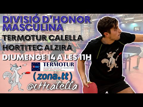 Termotur Calella 4 Hortitec Alzira 3 (resum) | Liga Tenis de mesa