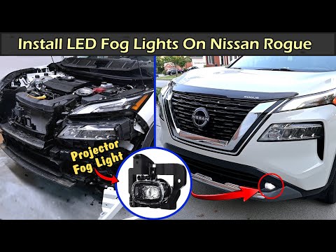 Install LED Fog Lights On Nissan Rogue | 2021+